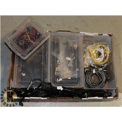BOX OF ASSORTED ELECTRICAL ITEMS INCLUDES SONY
