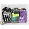 Image 1 : 12PK KIDS HALLOWEEN GLOVES