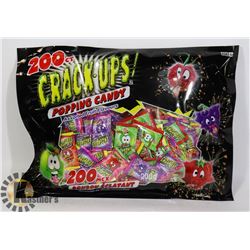 200 COUNT CRACK UPS POPPING CANDY