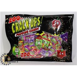 200 COUNT CRACK UPS POPPING CANDY