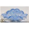 Image 1 : LARGE BLUE MURANO CRISTAL BOWL