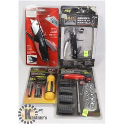 LOT OF 4 NEW TOOL SETS