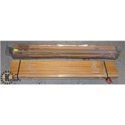 LOT OF TWO WOOD WINDOW BLINDS