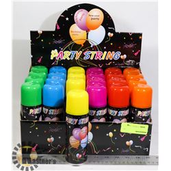 CASE OF 24 CANS OF PARTY STRING