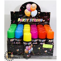 CASE OF 24 CANS OF PARTY STRING