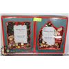 Image 1 : TWO CHRISTMAS PICTURE FRAMES FOR 5 X 7" PHOTOS