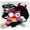 Image 1 : LOT OF 3 ANIMAL FACE TOQUES