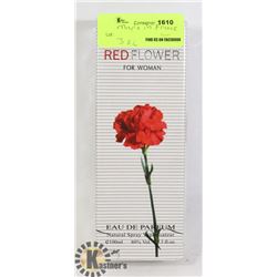 RED FLOWER FOR WOMAN MADE IN FRANCE 3 FL OZ