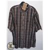 NEW PLAID AUTHENTIC WESTERN SHIRT SIZE MENS 5XL