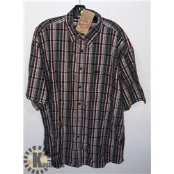 NEW PLAID AUTHENTIC WESTERN SHIRT SIZE MENS 4XL
