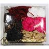 Image 1 : CLEAR BOX OF DECORATIVE HAIR CLIPS