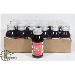 24 CASE OF ORGANIC TEA SHOTS "RED FRUIT" FLAVOR
