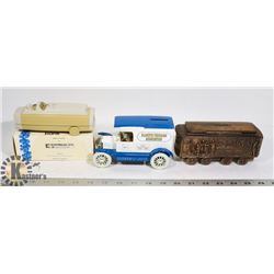 ESTATE FLAT OF COIN BANKS INCLUDING ELECTROLUX