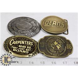 ESTATE BAG OF BELT BUCKLES