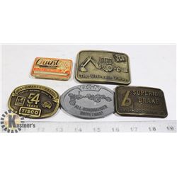 ESTATE BAG OF BELT BUCKLES