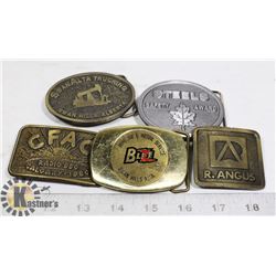 ESTATE BAG OF BELT BUCKLES