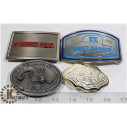 ESTATE BAG OF BELT BUCKLES