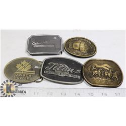 ESTATE BAG OF BELT BUCKLES