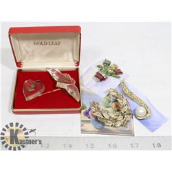 ESTATE COLLECTION OF BROOCHES