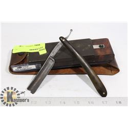 MADE IN GERMANY STRAIT RAZOR IN CASE/ STROP