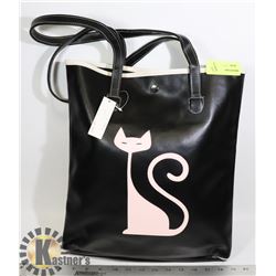 NEW WOMENS CAT THEME BAG/ PURSE