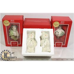 FLAT OF LENOX BRAND CHRISTMAS DECORATIONS