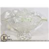 Image 1 : CRYSTAL FLOWER THEME CENTERPIECE BOWL