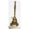 Image 1 : VINTAGE BRASS SCHOOL BELL HANDLE