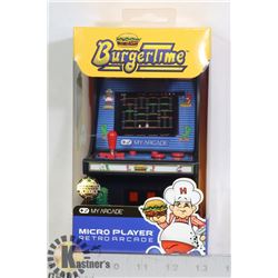 NEW MUY ARCADE BURGER ARCADE MICRO PLAYER