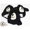 Image 1 : LOT OF 3 ANIMAL FACE TOQUES