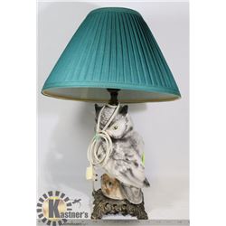 OWL CERAMIC LAMP