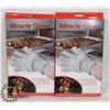 Image 1 : LOT OF TWO NEW MIRACLE GLOVE HOT SURFACE