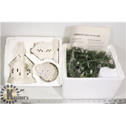 PORCELAIN LIGHT UP VILLAGE