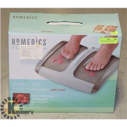 SHIATSU PRO FOOT MASSAGER WITH HEAT-UNUSED