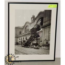 "ACCIDENT?" FRAMED PICTURE