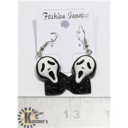 NEW SCREAM MOVIE MASK EARRINGS