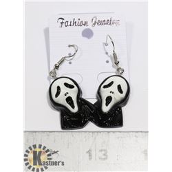 NEW SCREAM MOVIE MASK EARRINGS