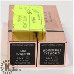 2 REALHER MATTE LIQUID LIPSTICKS - WINE &