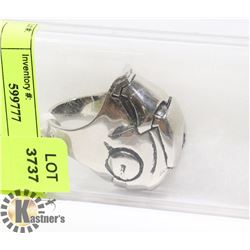 NEW IRON MAN HEAD STEEL MENS RING -