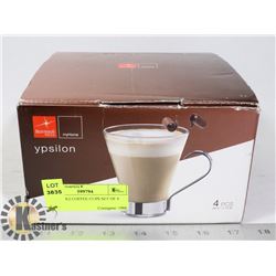 BORMIOLI COFFEE CUPS SET OF 4