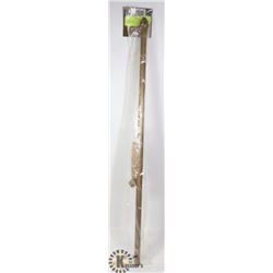 EXTENDABLE CURTAIN ROD PLASTIC GOLD IN COLOUR