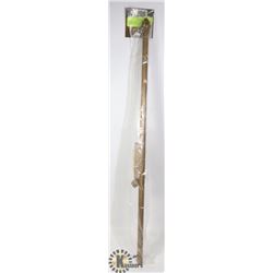 EXTENDABLE CURTAIN ROD PLASTIC GOLD IN COLOUR