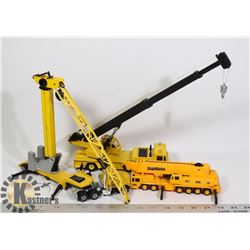 3 DIECAST SCALE MODEL CRANES