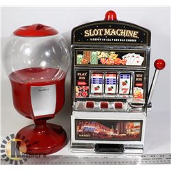 SLOT AND GUMBALL MACHINE