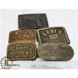 BAG OF ESTATE BELT BUCKLES