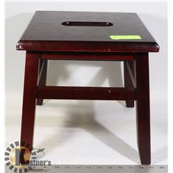 SOLID WOOD ROSEWOOD STOOL WITH
