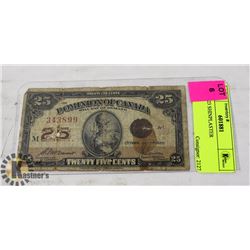 CAD 1923 SHINPLASTER