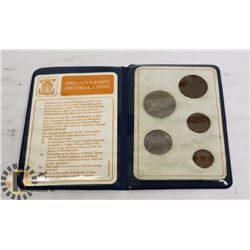BRITISH FIRST DECIMAL COIN SET