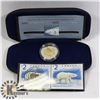 Image 1 : 2000 POLAR BEAR $2 COIN + STAMPS