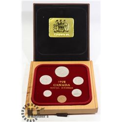 CAD 1978 COIN SET IN PRESENTATION CASE